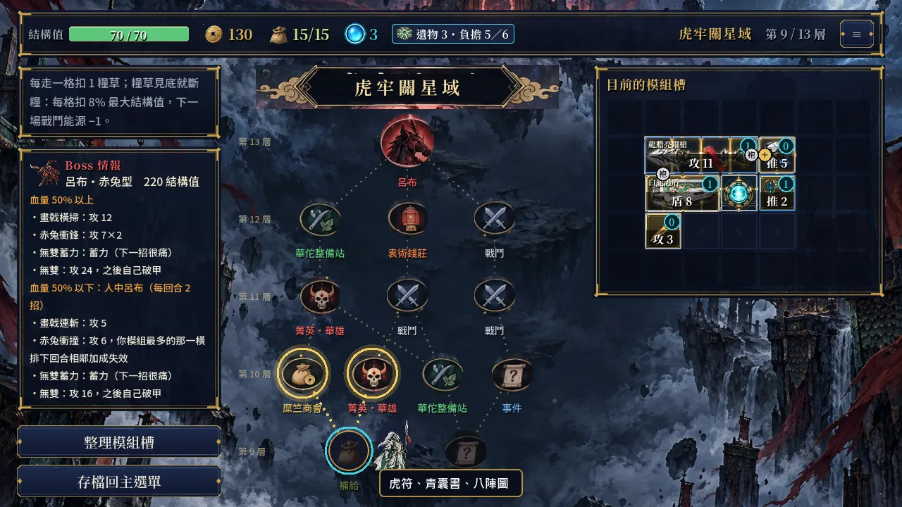 路線圖：只看得到眼前五層，Boss 情報提前公開